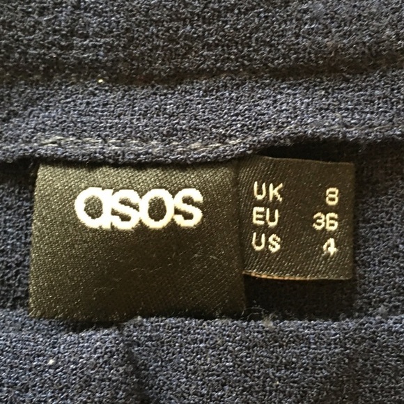 ASOS Trouser Pant High Rise Cropped. - Picture 5 of 6